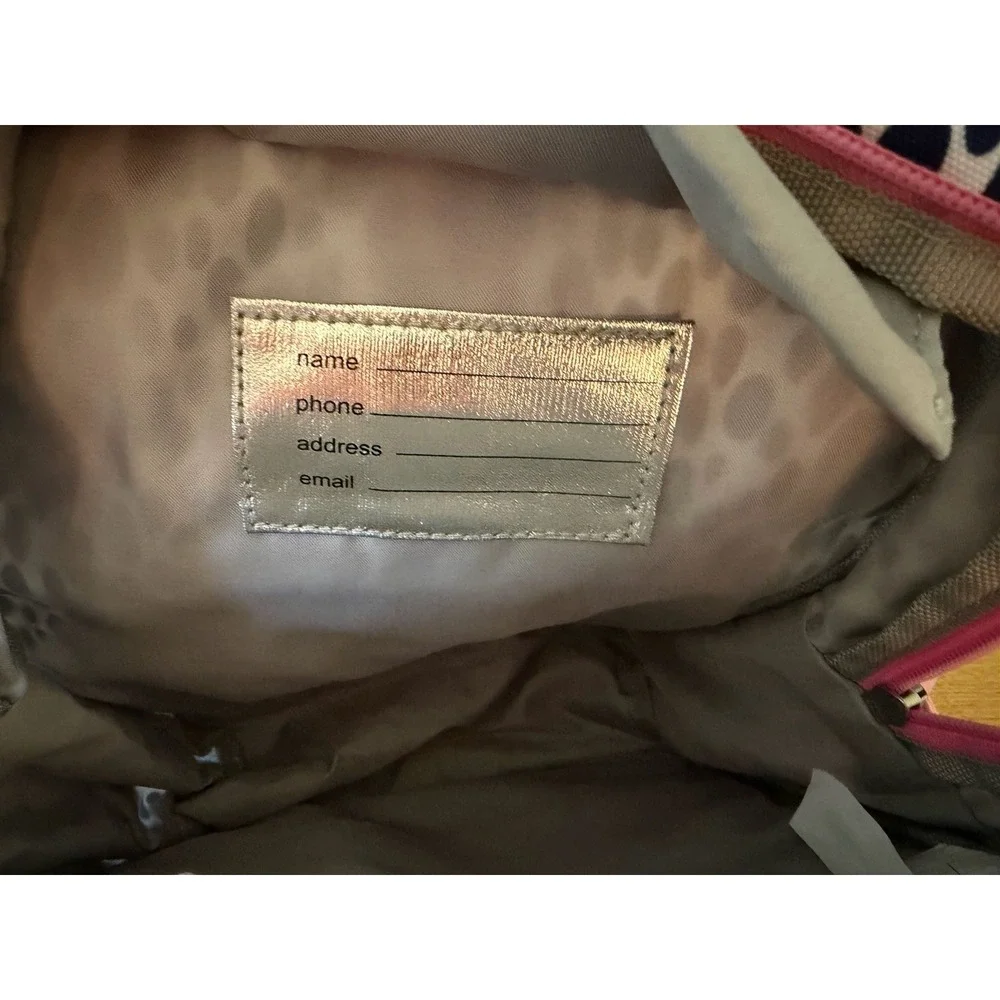 Pottery Barn Kids Small Backpack Mackenzie Blue Pink Dalmatian Dot Book Bag